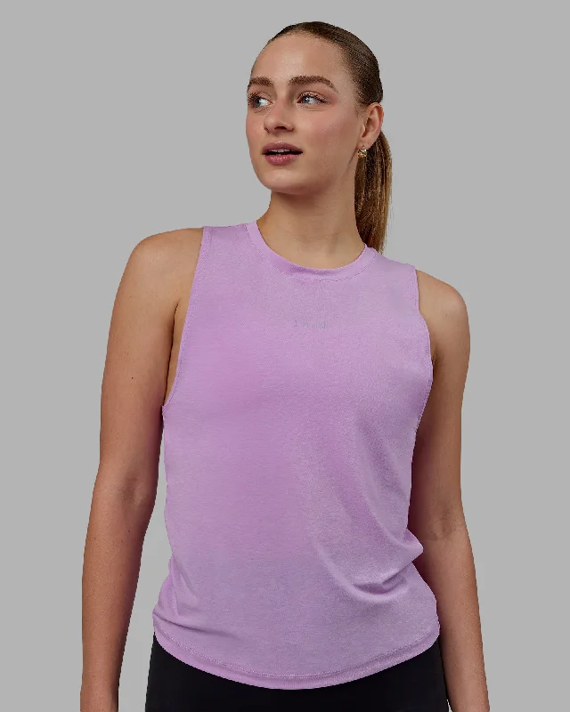 Women's Trendy Sleeveless Tops -Vital Training Tank - Light Violet