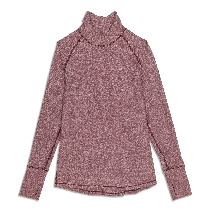 Women's Cozy Casual Long Sleeve T-shirt -Warm Your Core Long Sleeve Shirt - Resale
