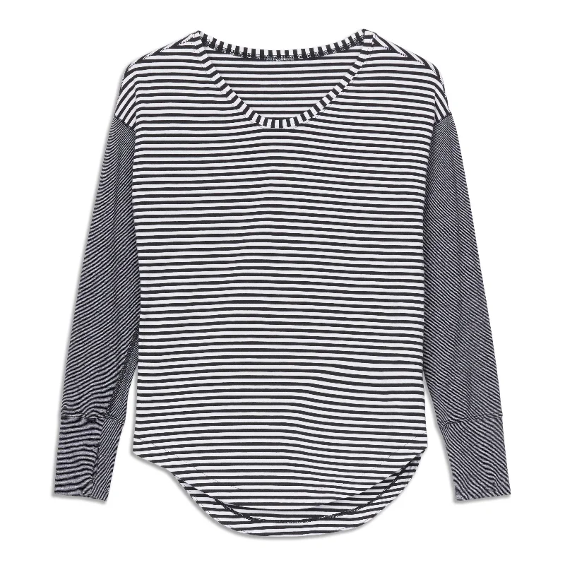 Women's Long Sleeve Top for Travel -Weekend Long Sleeve Shirt - Resale