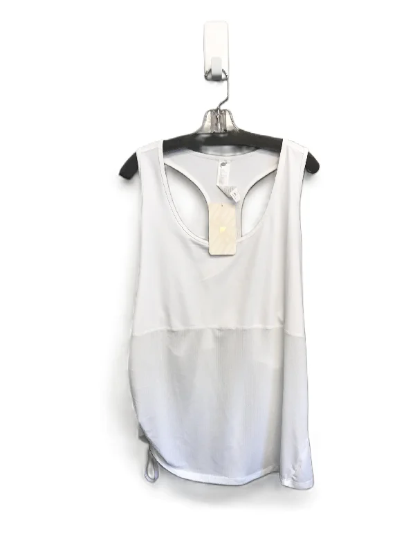 Women's Stylish Tank Tops with Clean Design -White Athletic Tank Top By Fabletics, Size: 4x Women's Stylish Tank Tops with Clean Design -White Athletic Tank Top By Fabletics, Size: 4x