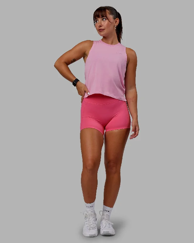 Women's Soft Cami Tops for Sleepwear -Deluxe PimaFLX Tank - Bubblegum