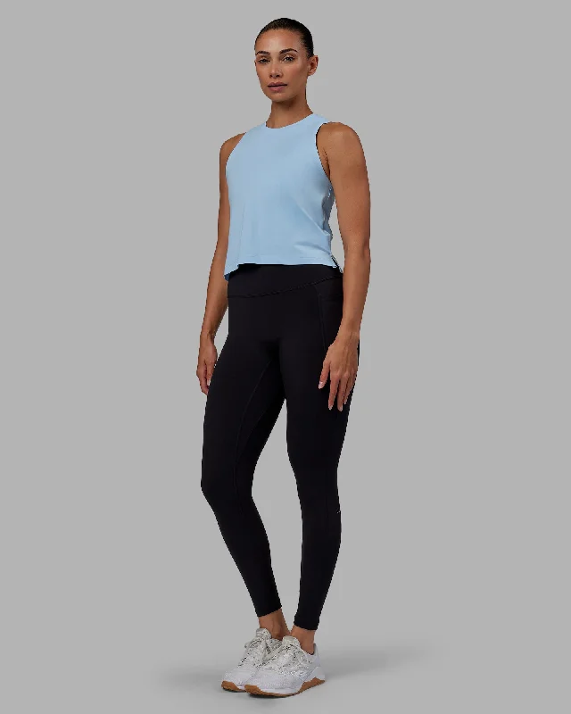 Women's Lightweight Camisoles -Deluxe PimaFLX Tank - Glacial Blue