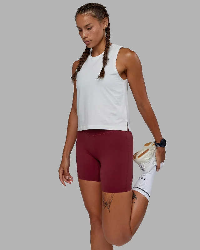 Women's Bohemian Tank Tops -Deluxe PimaFLX Tank - Off White