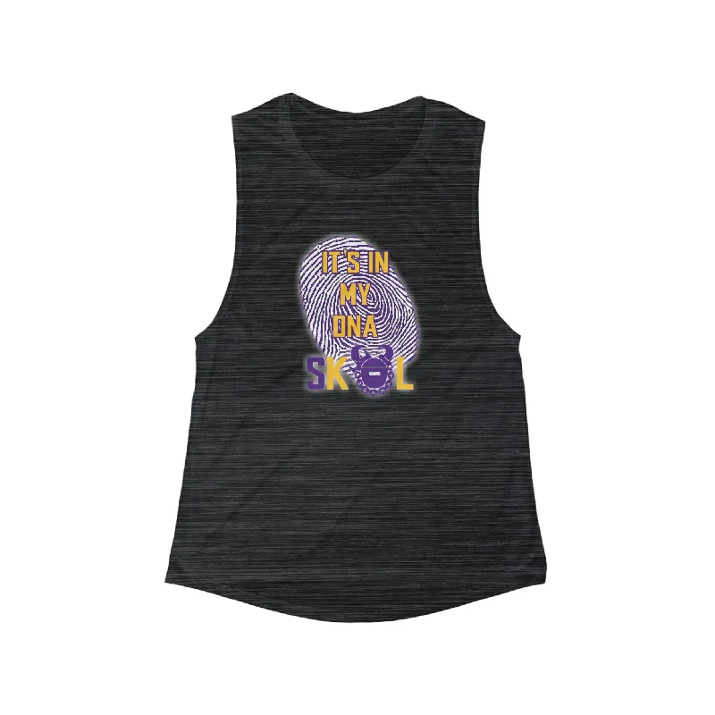 Women's High Neck Camisoles -Women's Flowy Scoop Muscle Tank - It's in my DNA