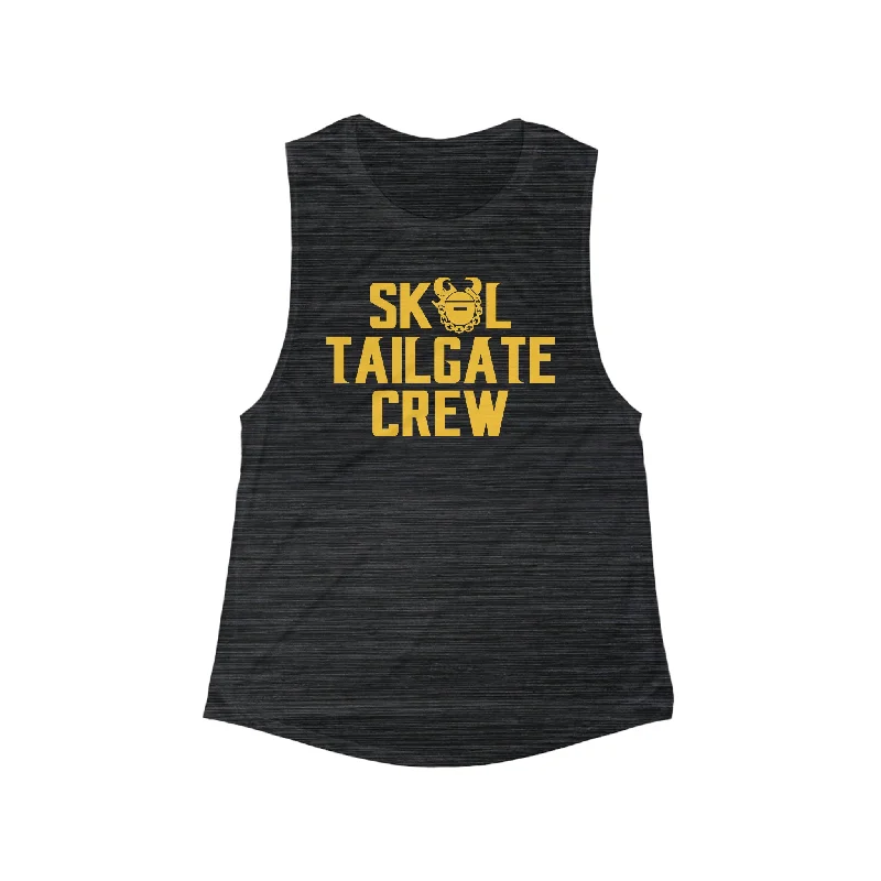 Women's Cotton Camisoles -Women's Flowy Scoop Muscle Tank - Tailgate Crew