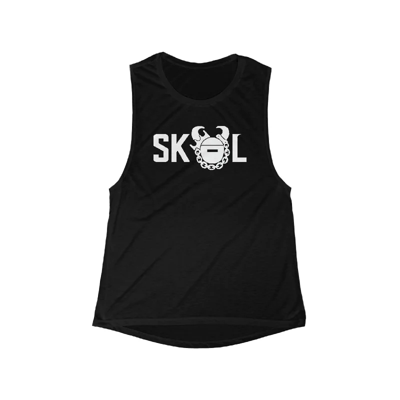 Women's Longline Tank Tops -Women's Flowy Scoop Muscle Tank - The Original