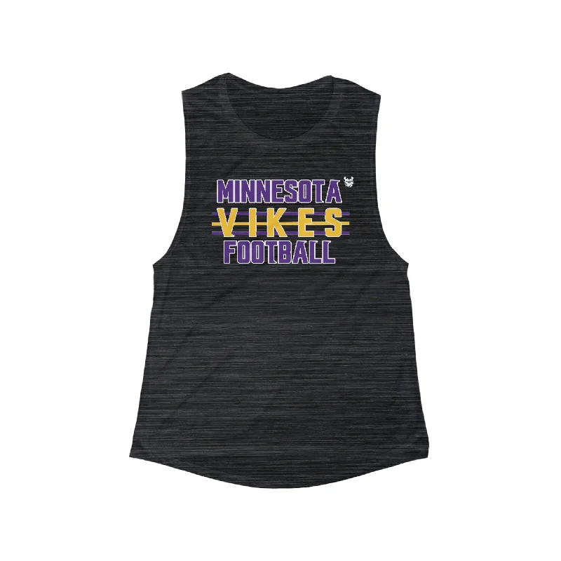 Women's V-neck Camisoles -Women's Flowy Scoop Muscle Tank - Vikes Football
