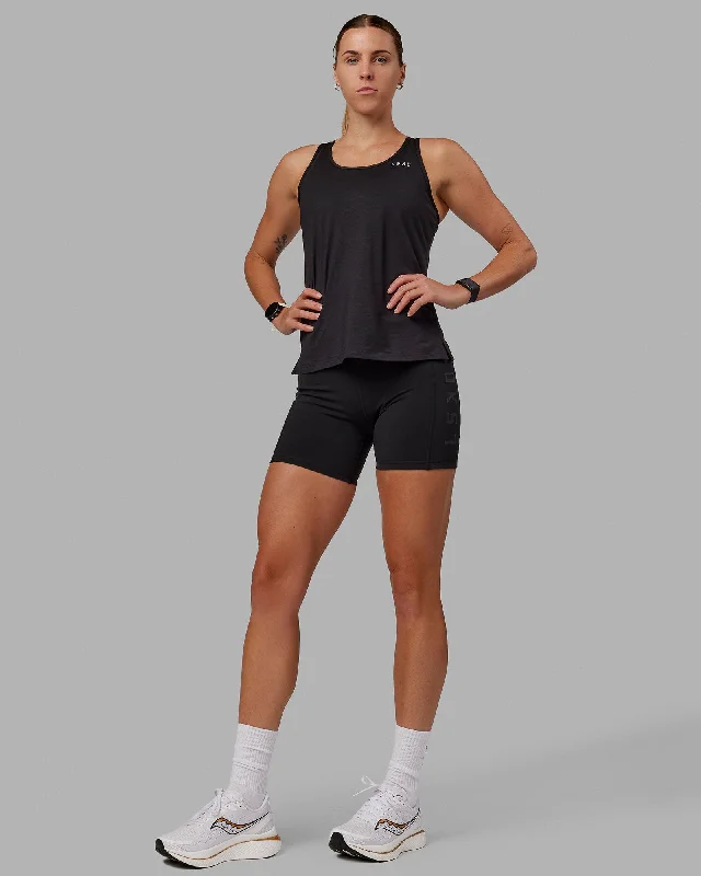 Women's Sporty Tank Tops -Perform VapourFLX Tank - Black