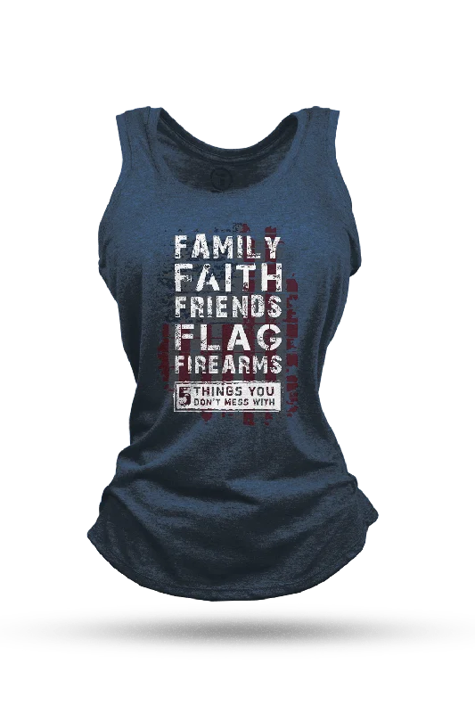 Women's Soft Tank Tops with Slim Fit -Women's Racerback Tank - 5 Things