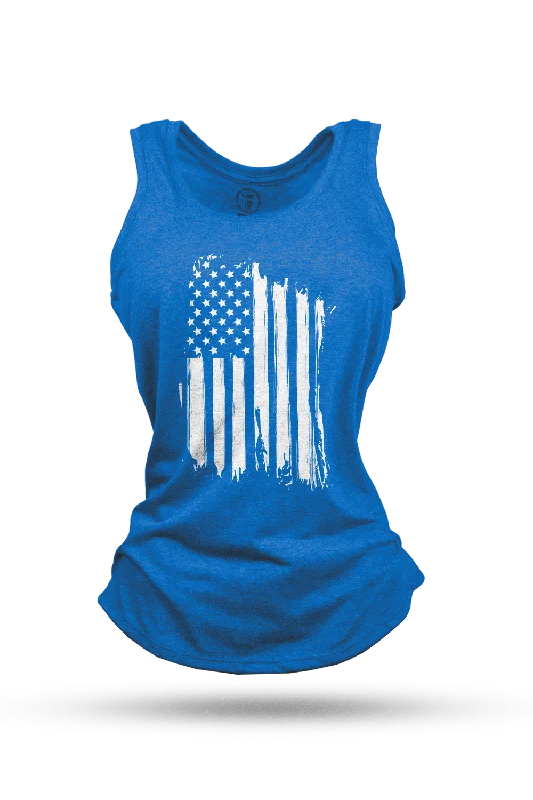 Women's Tank Tops with Bold Color -Women's Racerback Tank - America