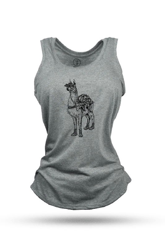 Women's Tank Tops & Camis -Women's Racerback Tank - Freedom Llama