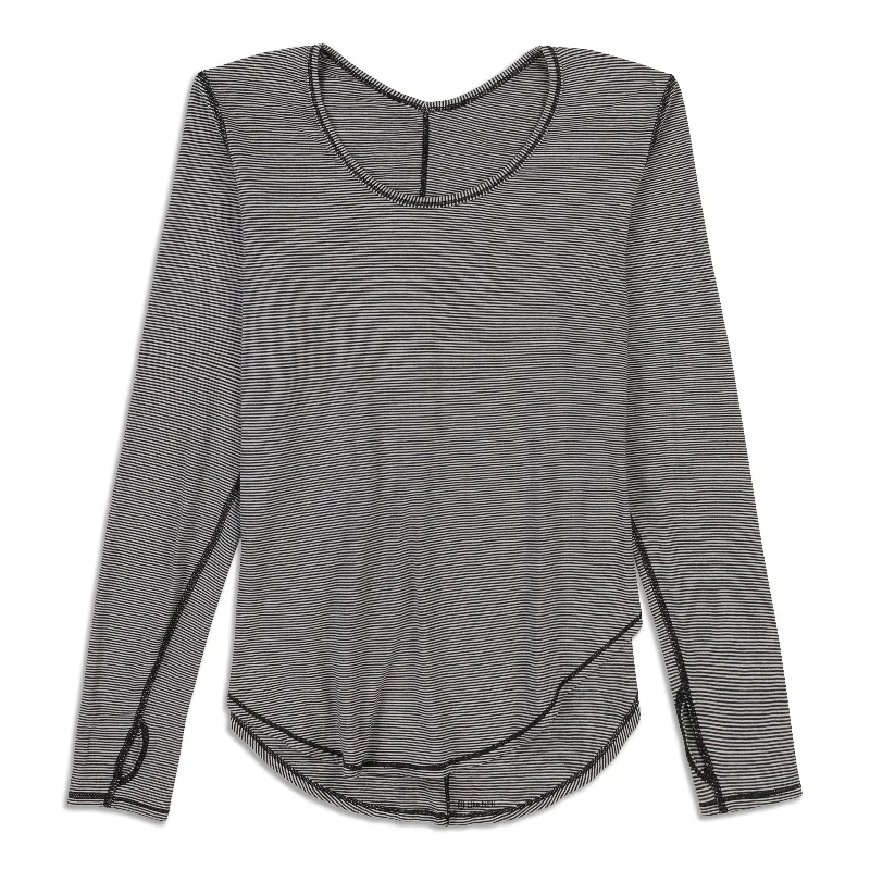 Women's Casual Long Sleeve Shirt for All-day Wear -Yogini 5 Year Long Sleeve T-Shirt - Resale Women's Casual Long Sleeve Shirt for All-day Wear -Yogini 5 Year Long Sleeve T-Shirt - Resale