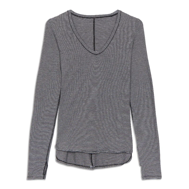 Women's Graphic Long Sleeve T-shirt -Yogini Year Long Sleeve Shirt - Resale