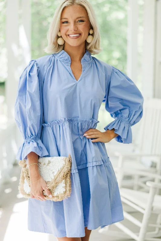 Doll Dress for 12-inch Dolls -Based On Love Light Blue Babydoll Dress