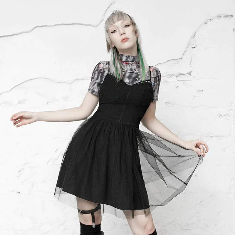 Slip Dress with Drape Detail -Summer Silk Slip Dress -Women's Gothic Mesh Slip Dresses Slip Dress with Drape Detail -Summer Silk Slip Dress -Women's Gothic Mesh Slip Dresses