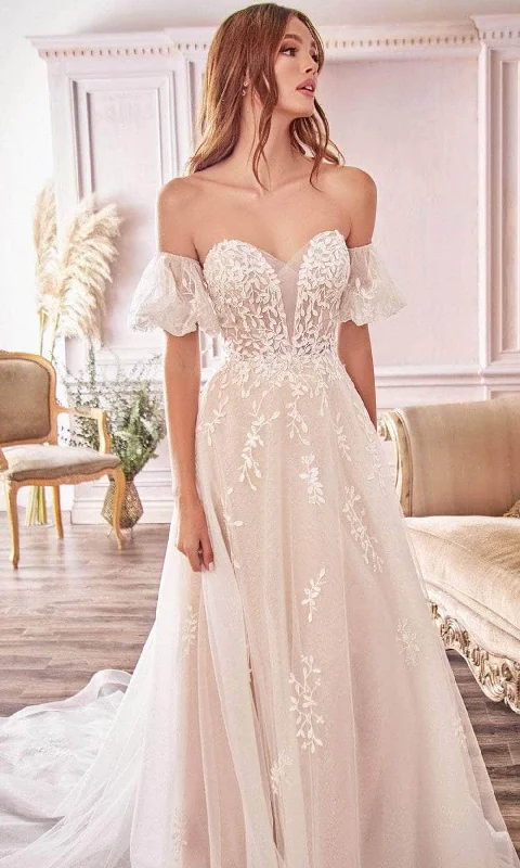 Strapless Wedding Dresses with Lace for Romantic Style -Andrea and Leo A1014C