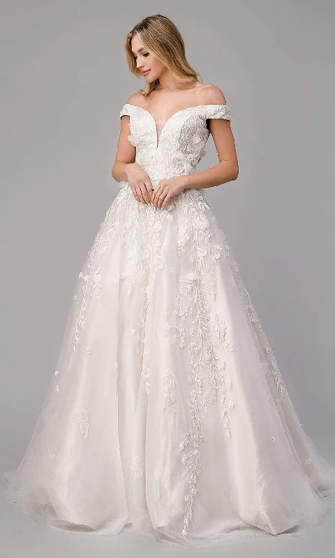 Floor-Length Wedding Dresses for Traditional Look -Andrea and Leo A1027W