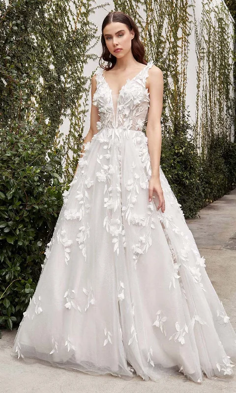 Tea-Length Wedding Dresses for Unique Look -Andrea and Leo A1042W