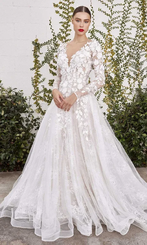 Tiered Wedding Dresses for Voluminous Look -Andrea and Leo A1067W