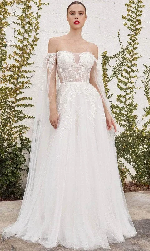 Structured A-Line Wedding Dresses for Classic Elegance -Andrea and Leo A1080W
