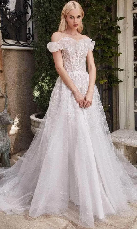 Long Sleeve Wedding Dresses for Fall Weddings -Andrea and Leo A1090