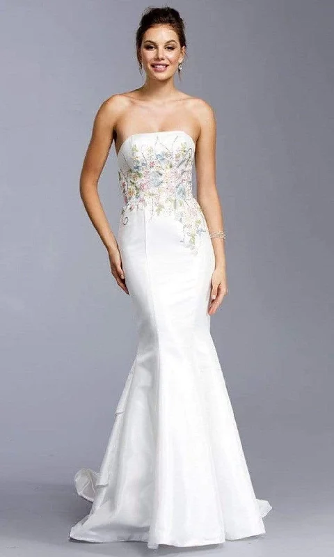 Wedding Dresses with Long Lace Train for Elegant Appeal -Aspeed Bridal L1914