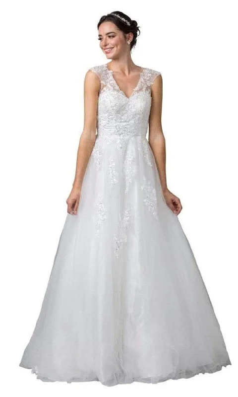 Satin Wedding Dresses with Pleats for Structured Appeal -Aspeed Bridal W2443