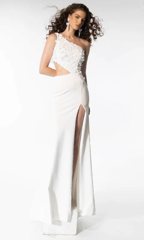Traditional Wedding Dresses for Classic Weddings -Ava Presley 39247 - Embellished Bodice with Side Cut-Out Dress