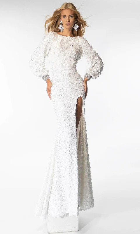 A-Line Wedding Dresses with Sweetheart Neckline for Romantic Style -Ava Presley 39256 - Long Sleeve Embellished Dress