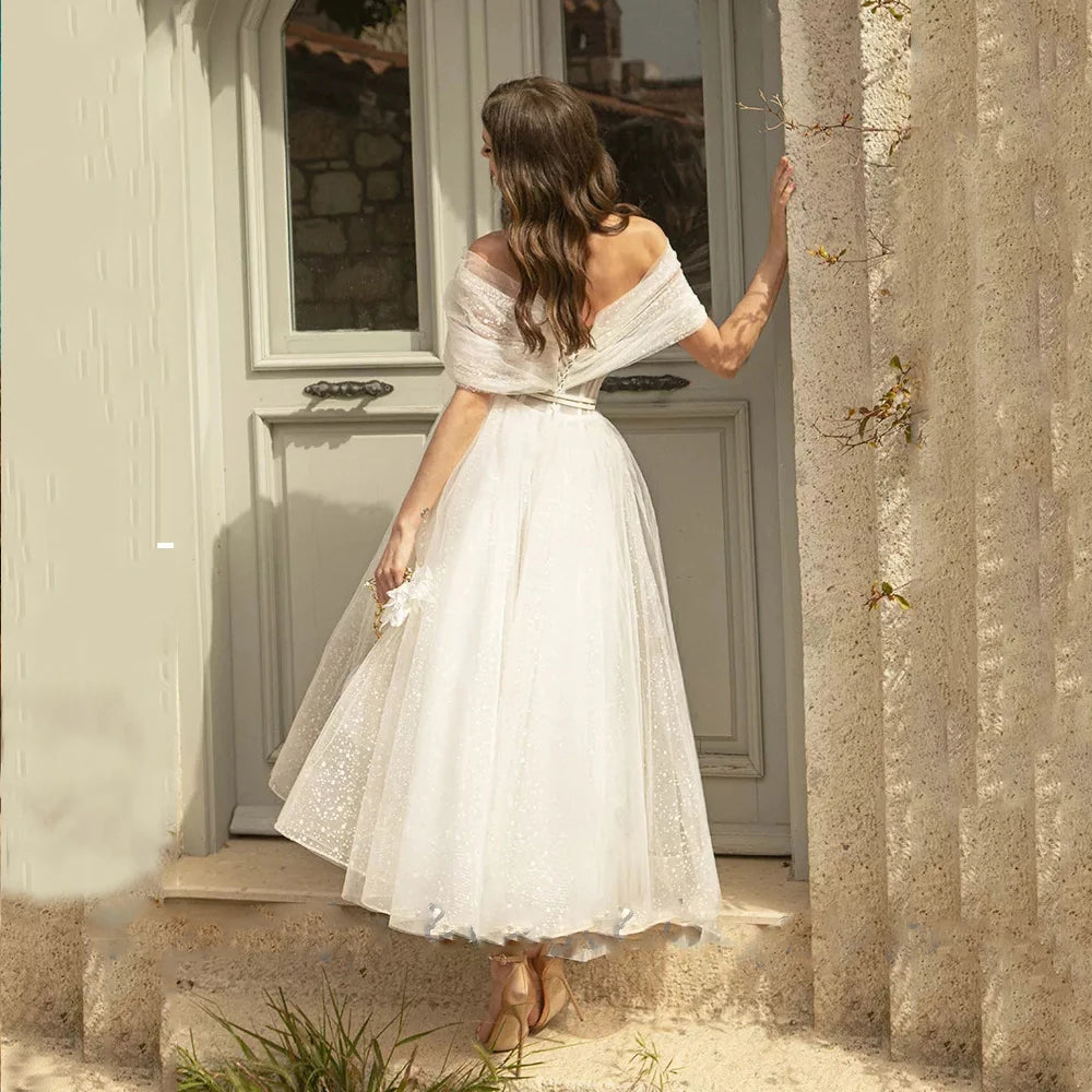 Wedding Dresses with Pleated Detail for Elegant Look -Wedding Dresses For Women Tulle Point Net Tulle Wedding Dresses with Pleated Detail for Elegant Look -Wedding Dresses For Women Tulle Point Net Tulle