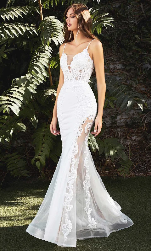 Wedding Dresses with Layers of Tulle for Soft and Dreamy Effect -Cinderella Divine Bridals CD937W Wedding Dresses with Layers of Tulle for Soft and Dreamy Effect -Cinderella Divine Bridals CD937W