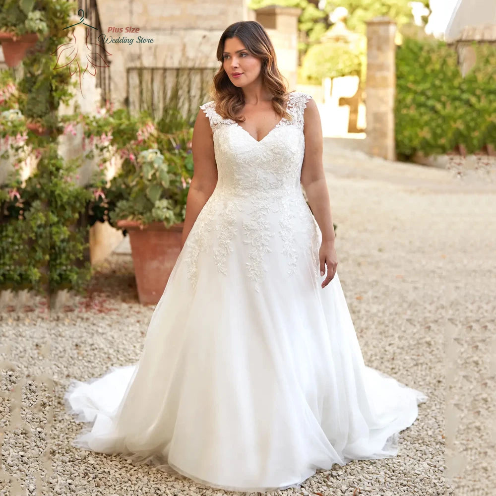 Wedding Dresses with Silk Skirt for Soft Elegance -Ivory Wedding Dresses Plus Size V Neck Sleeveless Bride Gowns for Woman Wedding Dresses with Silk Skirt for Soft Elegance -Ivory Wedding Dresses Plus Size V Neck Sleeveless Bride Gowns for Woman