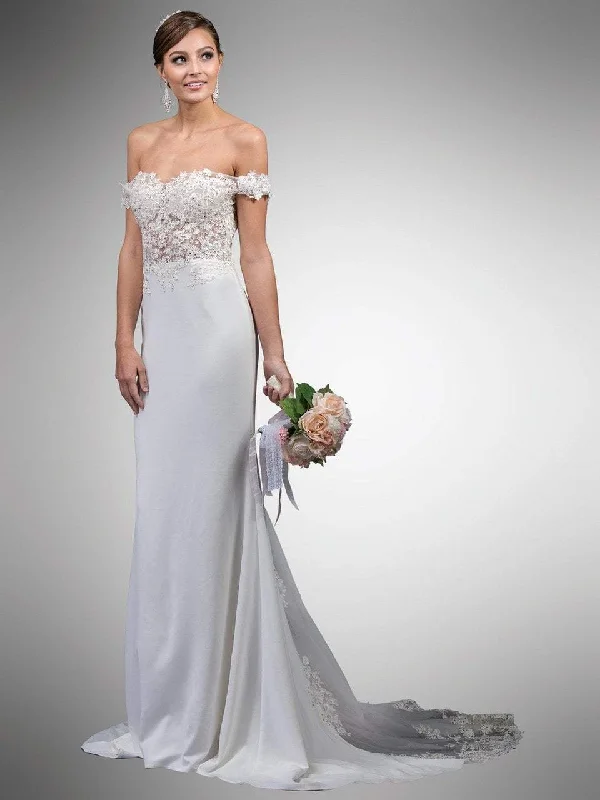 Strapless Bridal Dresses for Sexy Yet Elegant Style -Dancing Queen Bridal 0049