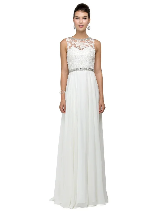 Crystal-Embellished Wedding Dresses for Extra Glam -Dancing Queen Bridal 9458