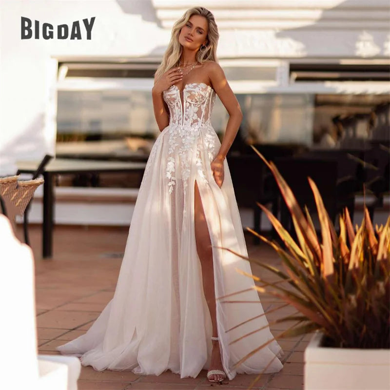 Lace Wedding Dresses with Cap Sleeves for Modest Style -Elegant A-Line Wedding Dress Women Lace Sweetheart Tulle Open Back Lace Wedding Dresses with Cap Sleeves for Modest Style -Elegant A-Line Wedding Dress Women Lace Sweetheart Tulle Open Back