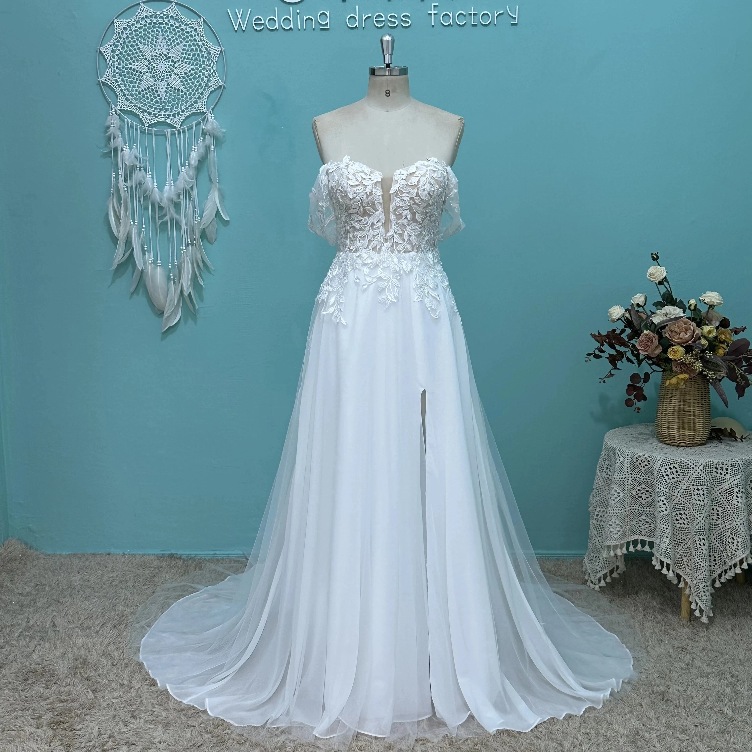 Simple Satin Bridal Gowns for Understated Elegance -Elegant Beach Wedding Dress Lace Simple Satin Bridal Gowns for Understated Elegance -Elegant Beach Wedding Dress Lace