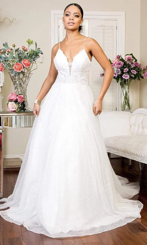 Bridal Gowns with Embellished Detail for Sparkling Look -Elizabeth K Bridal GL1904