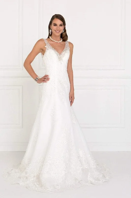 Fishtail Wedding Dresses for Sexy Fit -Elizabeth K Bridal GL2376