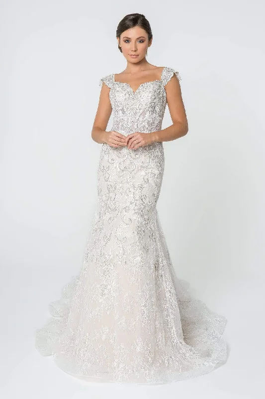 Modern Wedding Dresses with Clean Lines for Minimalist Style -Elizabeth K GL2822