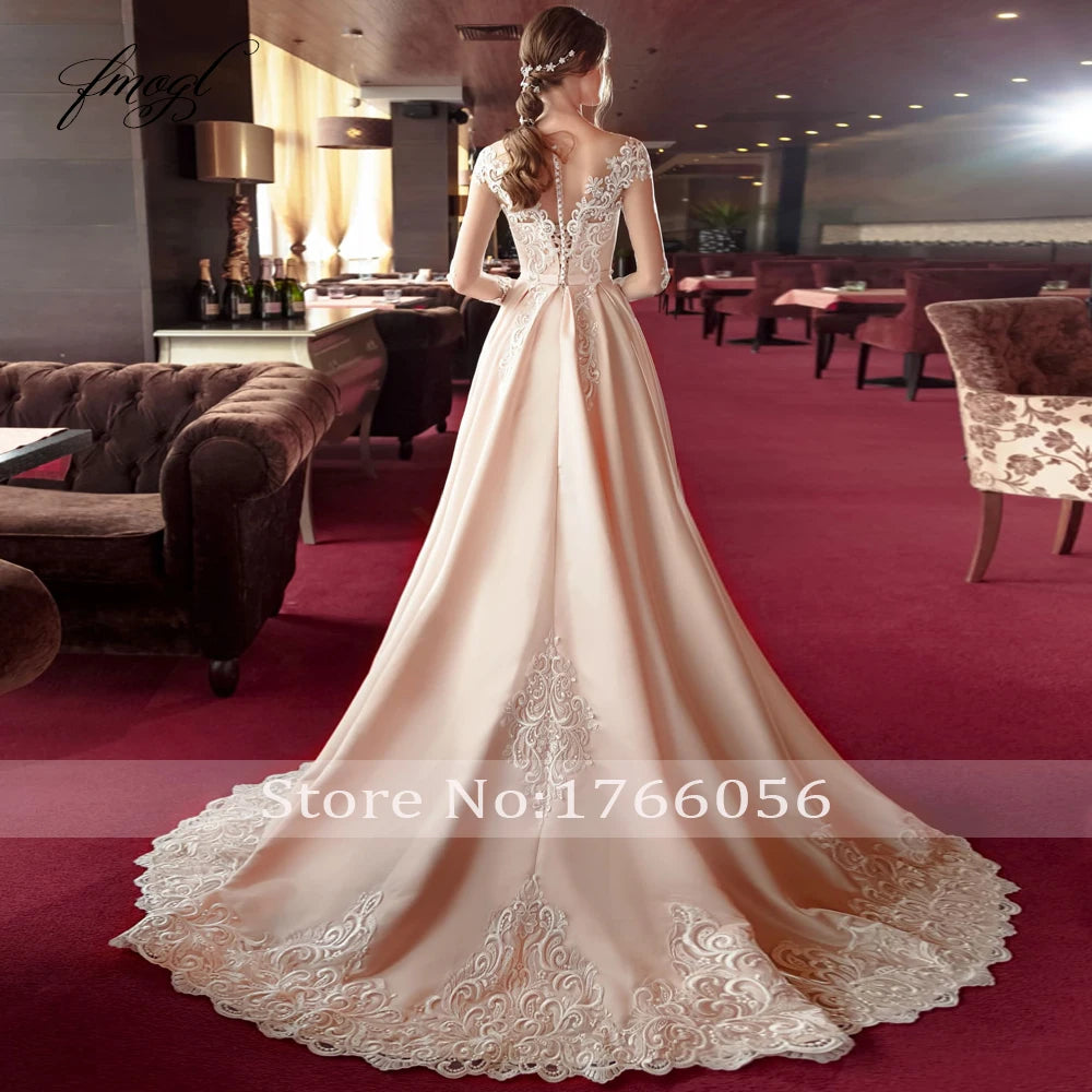Bohemian Wedding Dresses for Relaxed Style -Wedding Dresses Luxury Appliques Sashes Button Court Train Vintage Bridal Gowns Bohemian Wedding Dresses for Relaxed Style -Wedding Dresses Luxury Appliques Sashes Button Court Train Vintage Bridal Gowns