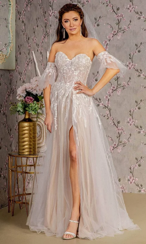 Modern Wedding Dresses with Clean Silhouette for Minimalist Charm -GLS by Gloria Bridal GL3427 - Strapless Sweetheart Wedding Dress