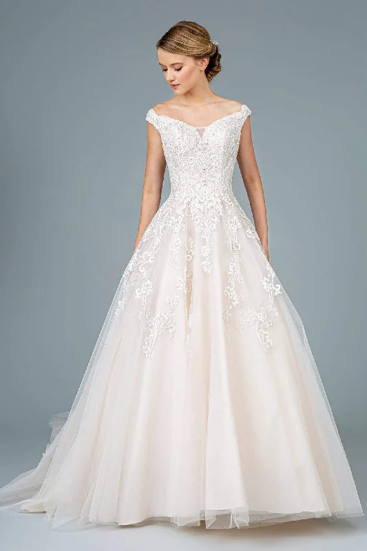 Soft Lace Wedding Dresses for Feminine Charm -GLS by Gloria GL1800