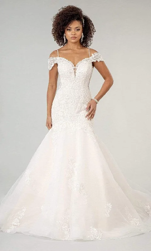 Pleated Wedding Dresses for Structured Elegance -GLS by Gloria GL1938