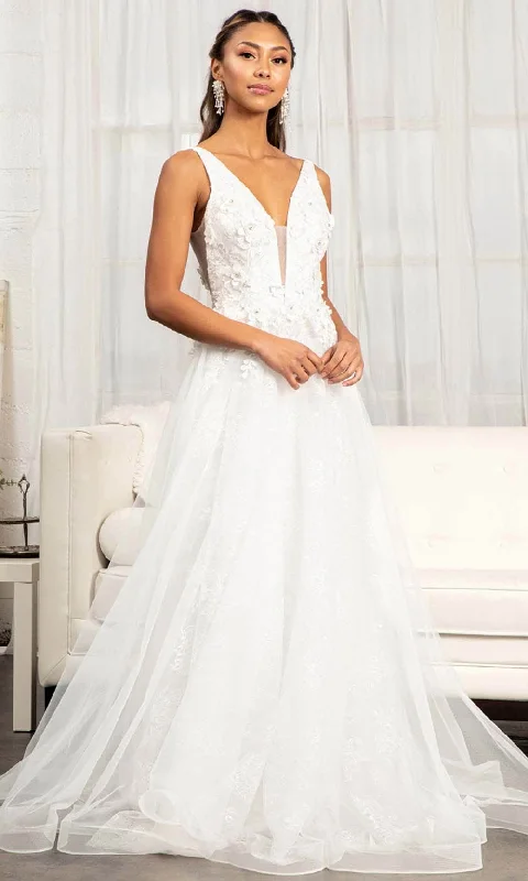 Wedding Gowns with Vintage Lace for Timeless Beauty -GLS by Gloria GL3012