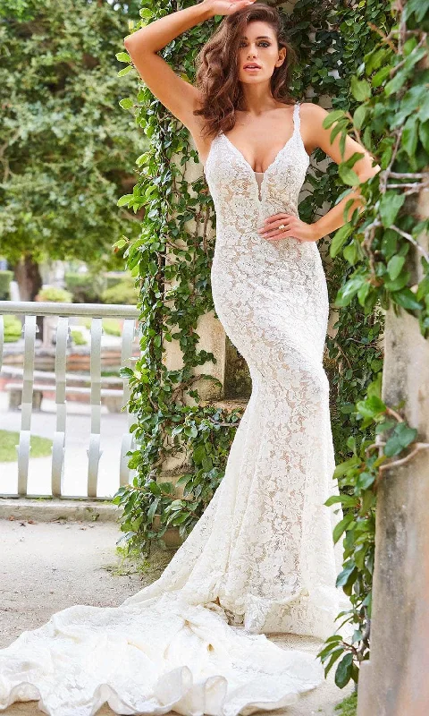 Wedding Dresses with Cutouts for Bold Look -Jovani Bridal F03864 - Bridal Gown