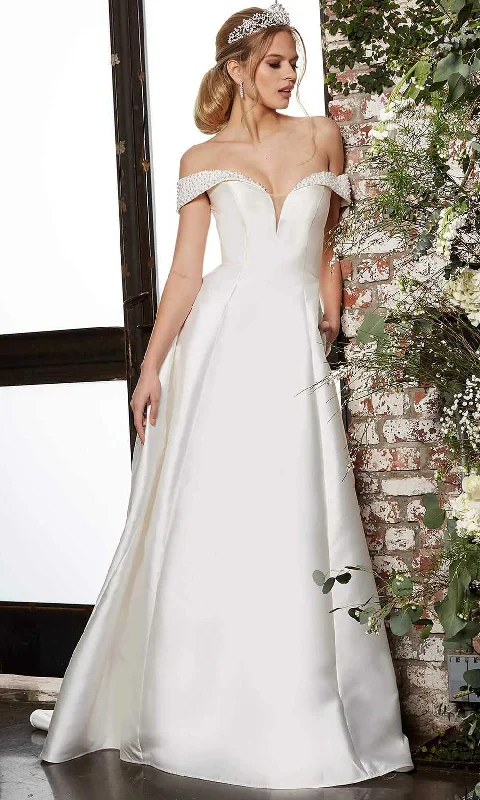 Vintage Bridal Gowns with Full Skirt for Princess Look -Jovani Bridal JB07134