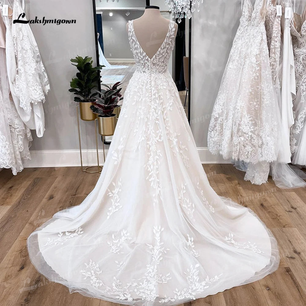 Lace A-Line Wedding Dresses for Timeless Beauty -Beach Wedding Dresses Abiti da Sposa Summer Beach A-Line Lace A-Line Wedding Dresses for Timeless Beauty -Beach Wedding Dresses Abiti da Sposa Summer Beach A-Line