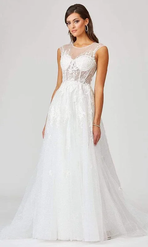 Elegant Off-Shoulder Wedding Dresses for Romantic Feel -Lara Dresses 51044