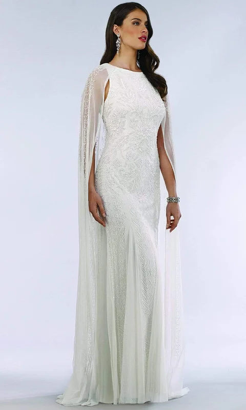 Bridal Gowns with V-Neck for Flattering Silhouette -Lara Dresses 51045