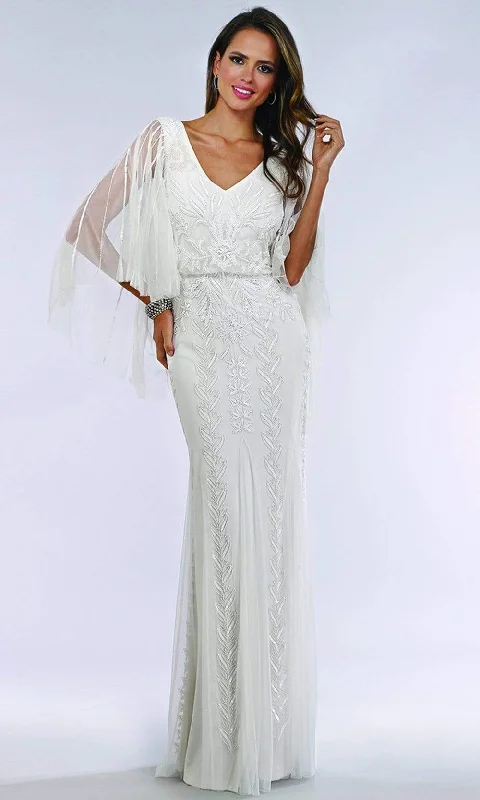 Wedding Dresses with Lace Train for Timeless Charm -Lara Dresses 51046